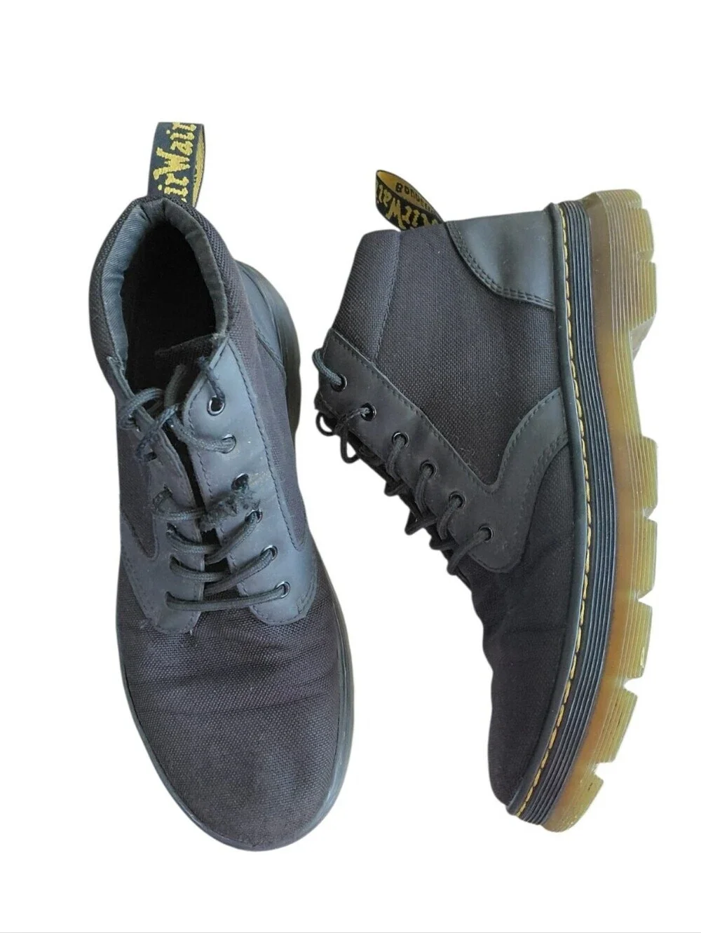 Dr. Martens Men's Black Lace Up Chukka Boots with Lug Sole Size 10 Bonny